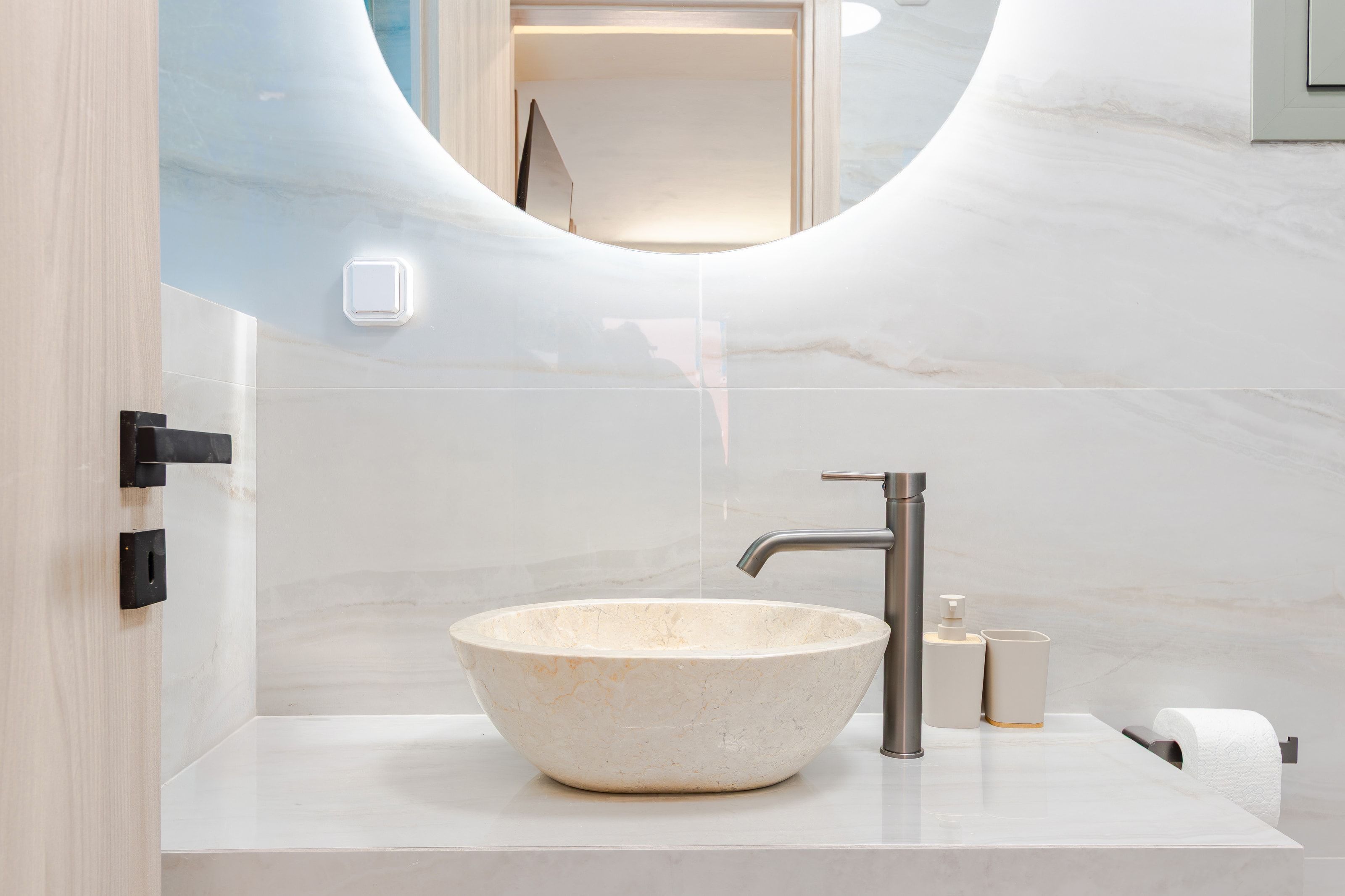 Studio bathroom basin